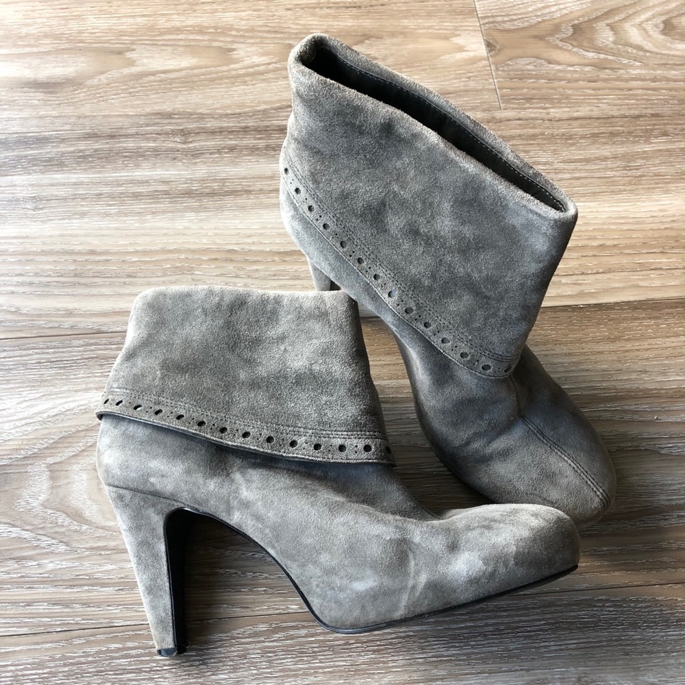 Franco Sarto Grey Booties - Picture 1 of 5